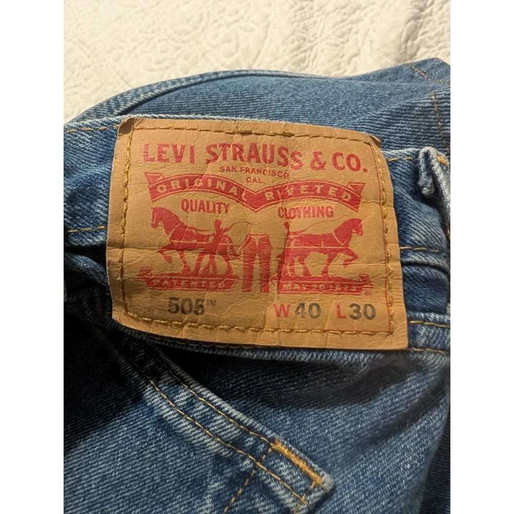 Levi's 505 Men's Jeans W40 Cropped 23